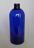 SNEP-500CBPETSB- 500ml Cobalt Blue PET Boston Bottle with 28/410 Neck