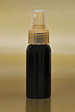 50ml Black Boston PET Bottle with Orange Fine Mist Sprayer 24/410   